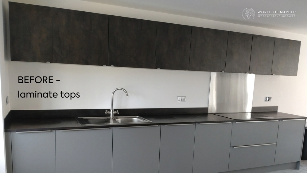 Replacing existing worktops World of Marble