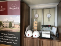 Sample display stand at Alexandra Park, Mapperley Plains, Nottingham.